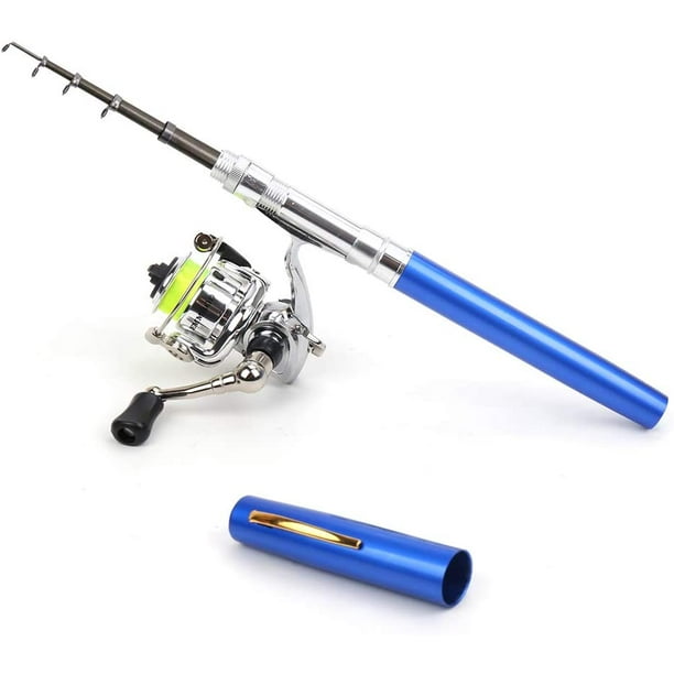 Reel Telescopic Mini Portable Pocket Fish Pen Aluminum Alloy Fishing Rod Pole